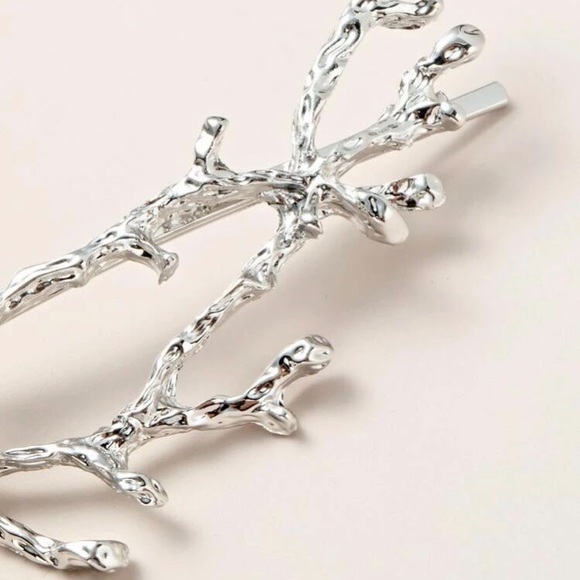 ⚜️𝟯𝟬%𝗢𝗙𝗙 𝗯𝘂𝗻𝗱𝗹𝗲𝘀 𝟯+⚜️ NEW Set of 2 Twig Shape Bohemian Hairpins - Picture 10 of 14